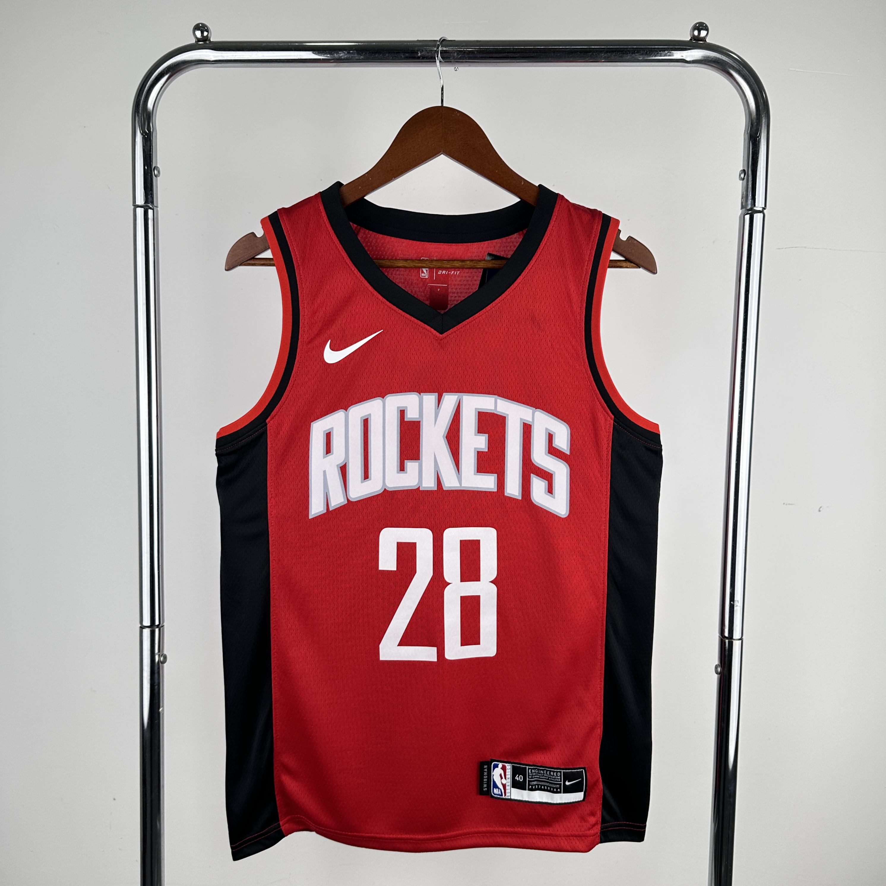 Men Houston Rockets #28 Sengun Red Nike 2024 NBA Jersey->->NBA Jersey